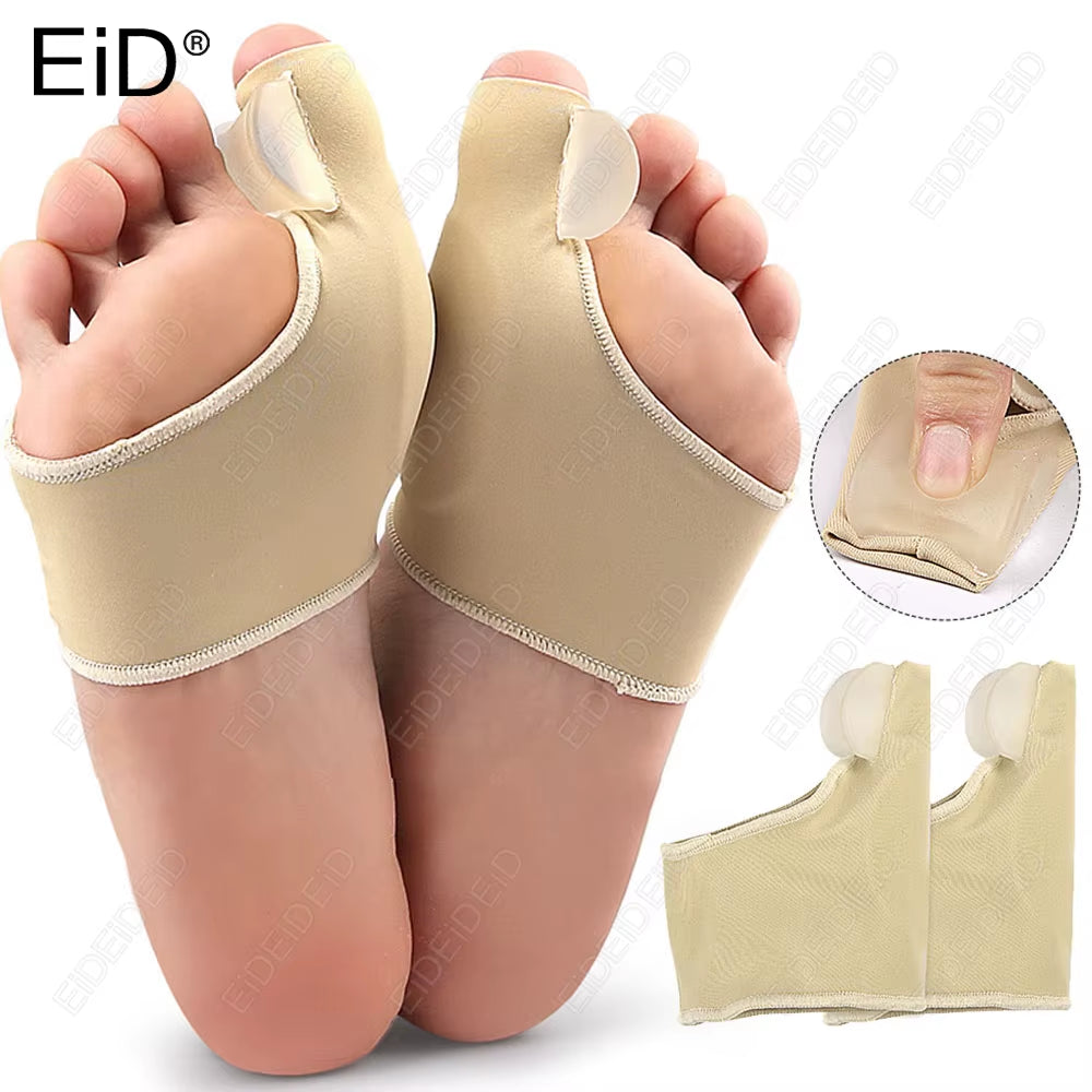 Hallux Valgus Bunion Corrector Silicone Gel Toe Separator Big Toe Straightener Orthopedic Sleeve Sock Pain Relief