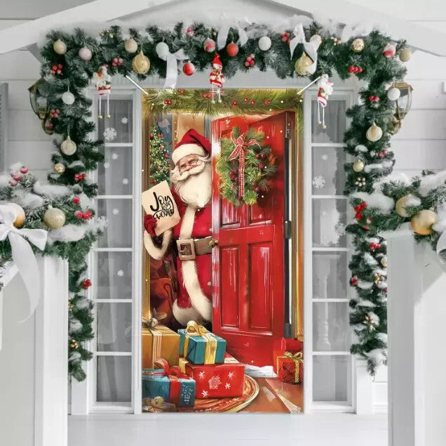 Christmas Door Decorations Christmas Door Cover Christmas Door Banner Christmas