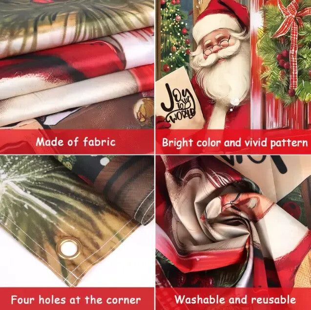 Christmas Door Decorations Christmas Door Cover Christmas Door Banner Christmas